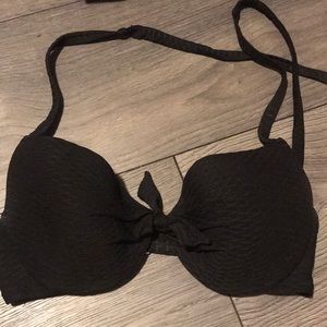 Black bikini top